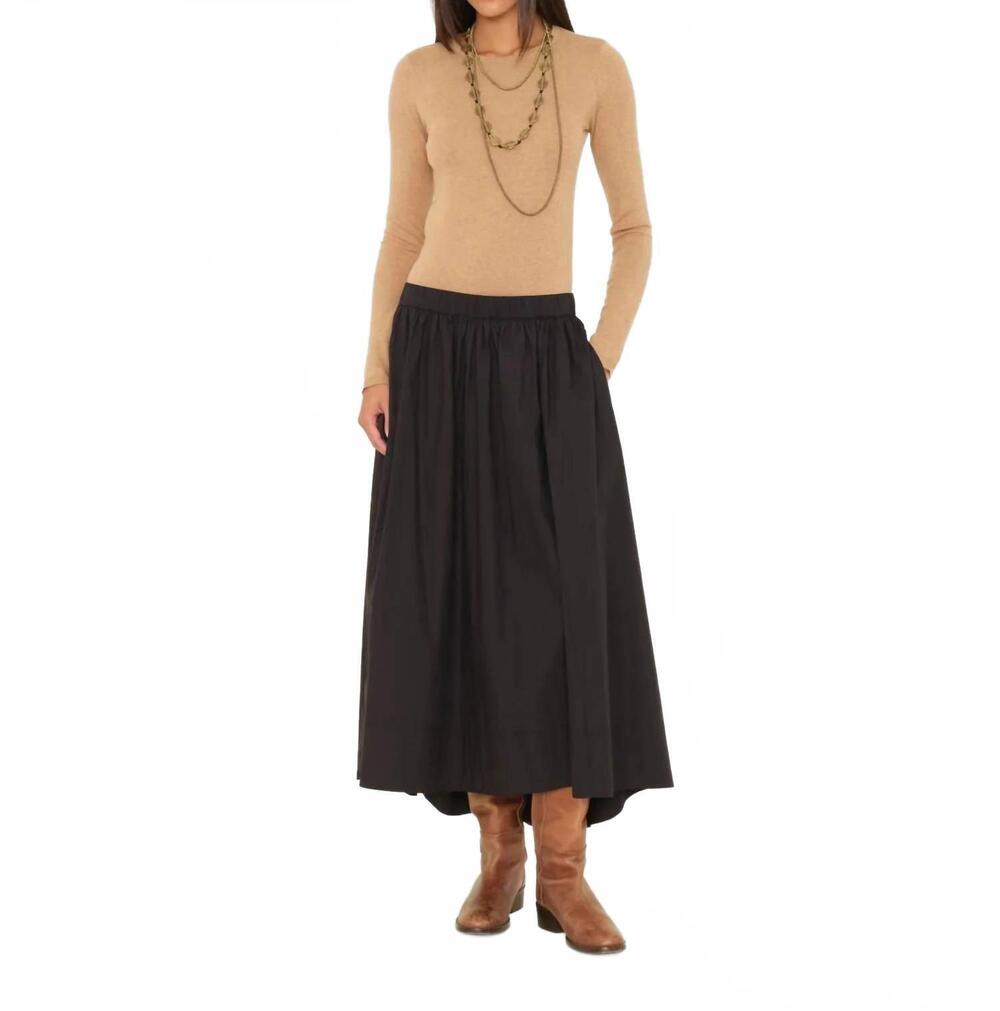 NEW XIRENA gwynn skirt in black